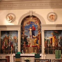 Sean Delonas Illustration and Arts - ALTAR PAINTING FOR THE CHURCH OF ST. AGNES.  Oil on linen, by www.SeanDelonas.com