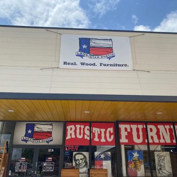 Lone Star Rustic - Main Entrance - Furniture Stores Near Me - Crowley, Texas