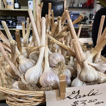 Jones Farm & Country Store - Garlic with stems. I've never seen that! - Bakeries Near Me - Cornwall, New York Jones Farm & Country Store - Garlic with stems. I've never seen that! - Bakeries Near Me - Cornwall, New York