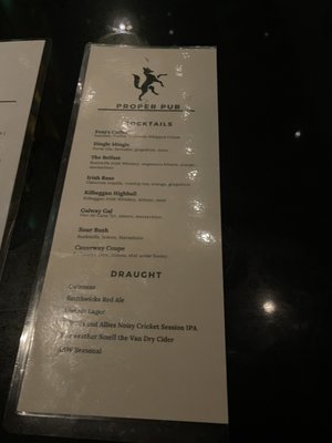 Menu photo 4 Foxy's Proper Pub Austin, TX