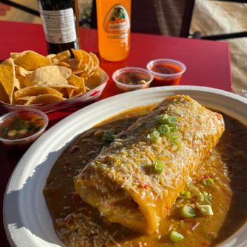 New Mexican Grill - Green Chile pork burrito - New Mexican Cuisine Near Me - Gilbert, Arizona