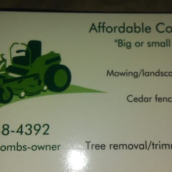 Affordable Contracting - a business card for a lawn care business - General Contractors Near Me Affordable Contracting - a business card for a lawn care business - General Contractors Near Me