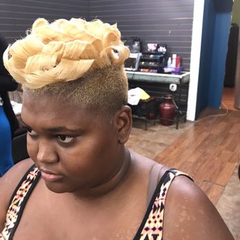 The Front Style Of The Ninja Top Knot Bun With Bangs Yelp
