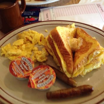 Tommy's Cafe - French toast with sausage and egg. - American Near Me - Renton, Washington Tommy's Cafe - French toast with sausage and egg. - American Near Me - Renton, Washington