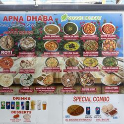 Apna Dhaba - Menu