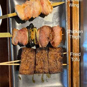 Yakitori Nishi - Chicken Wing Chicken Thigh Fried Tofu - Japanese Near Me - Lomita, California