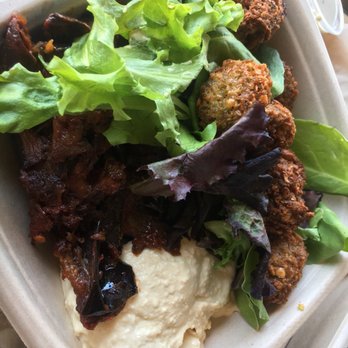 Gotta Eatta Pita - Old couscous, mushy eggplant with just skin, and dried up falafels. - Mediterranean Near Me - Pleasanton, California