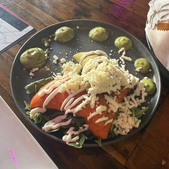 Bar Poca Madre - Empanadas, 2 with ground beef and one with rajas con queso - Mexican Near Me - Burr Ridge, Illinois