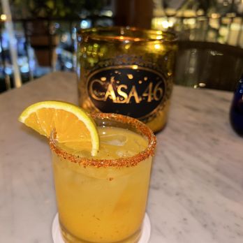Casa 46 - Mango Mezcal drink - French Near Me - Mazatlán, SIN