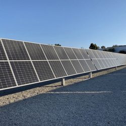 Solar-Klean - Solar Panel Cleaning Tracking System Dirty Panels