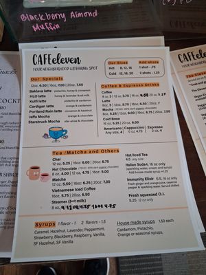 Menu photo 2 Cafe Eleven Portland, OR Menu photo 2 Cafe Eleven Portland, OR