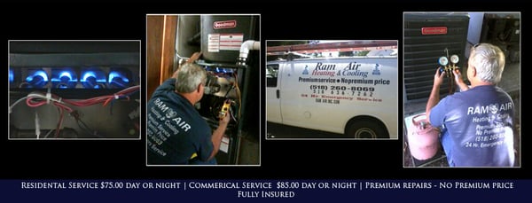 Ram Air Heating & Cooling Logo