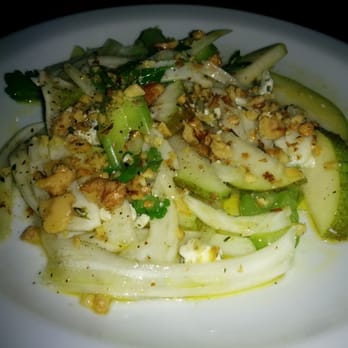 Enoteca Sociale - Pear and Fennel Salad with Blue Cheese and Walnuts - Italian Near Me - Toronto, Ontario Enoteca Sociale - Pear and Fennel Salad with Blue Cheese and Walnuts - Italian Near Me - Toronto, Ontario