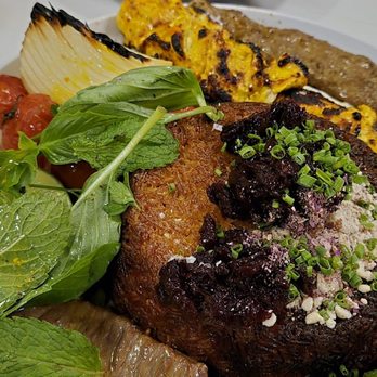 Joon - Joon Kabob Platter of chicken, filet mignon and ground beef - Persian/Iranian Near Me - Vienna, Virginia Joon - Joon Kabob Platter of chicken, filet mignon and ground beef - Persian/Iranian Near Me - Vienna, Virginia