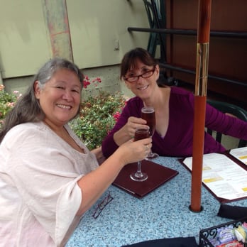Bittersweet Bistro - Suzanne and I having a toast with a lovely champagne drink! - New American Near Me - Aptos, California Bittersweet Bistro - Suzanne and I having a toast with a lovely champagne drink! - New American Near Me - Aptos, California
