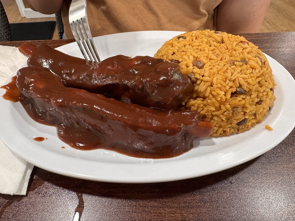 Food from El Tipico Restaurant