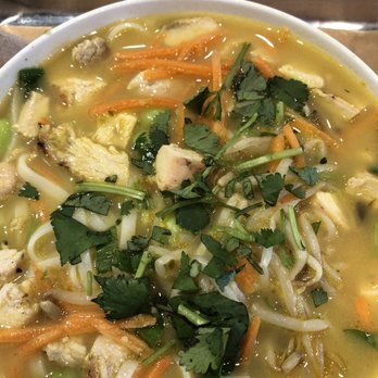 CoreLife Eatery - I didn't love the new Coconut Curry Chicken Noodle Soup - broth is better by itself - Salad Near Me - Indianapolis, Indiana