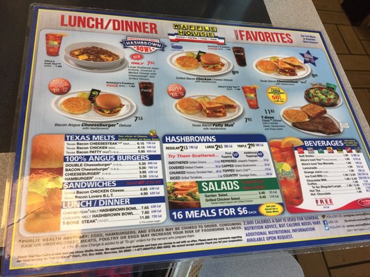 Menu photo 2 Waffle House - Lexington Lexington, VA