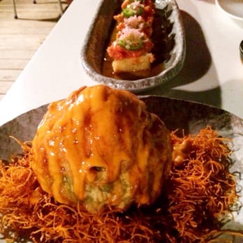 Wicked Tuna - Dragon egg and tuna tar tar bites.. AMAZING - New American Near Me - Murrells Inlet, South Carolina Wicked Tuna - Dragon egg and tuna tar tar bites.. AMAZING - New American Near Me - Murrells Inlet, South Carolina
