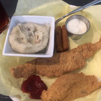 Nelson's - 2 piece Fried Catfish and mashed potatoes - Seafood Near Me - Dallas, Texas