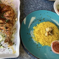 Shawarma house - Chicken, rice, salad