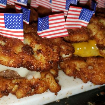 SOBEWFF-Heineken Light Burger Bash - Fried mac n cheese burger. Wow! - Festivals Near Me - Miami Beach, Florida