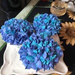 Hydrangea Cupcakes