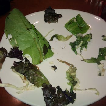 P.F. Chang's - rotten salad leaves, PF Changs @ lunchtime on Dec 19th. - Chinese Near Me - Sunnyvale, California