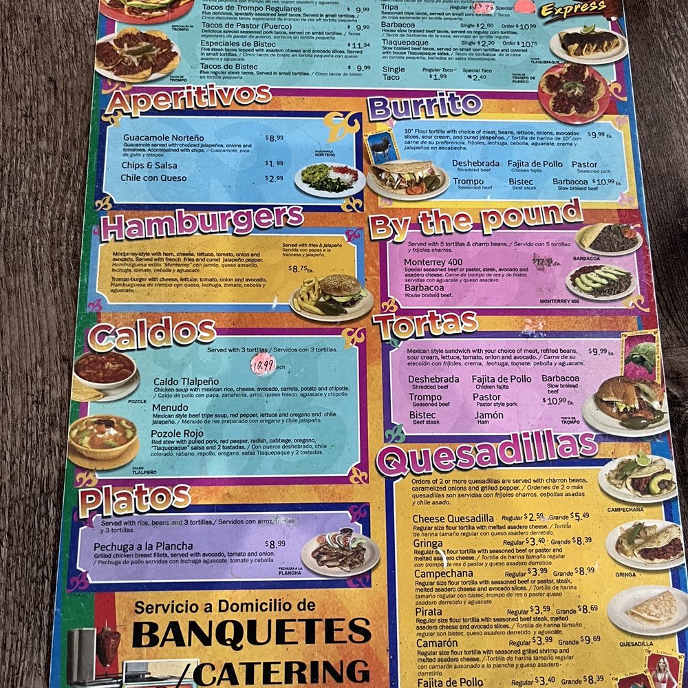 Tacos Del Julio - Menu - Mexican Near Me - Houston, Texas