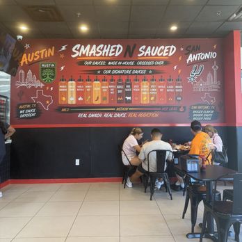 Smashed N Sauced - Sauce wall - Chicken Wings Near Me - San Antonio, Texas Smashed N Sauced - Sauce wall - Chicken Wings Near Me - San Antonio, Texas