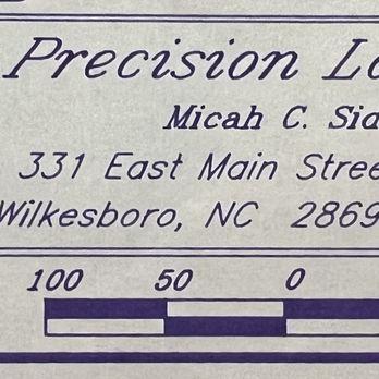 Precision Land Surveying - From the original survey document I have - Land Surveying Near Me - Wilkesboro, North Carolina Precision Land Surveying - From the original survey document I have - Land Surveying Near Me - Wilkesboro, North Carolina
