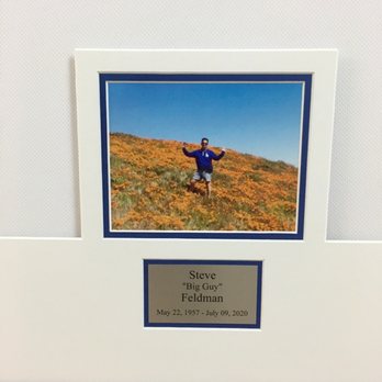 FastFrame Irvine - Custom Frame Shop - Beautiful plate that Fastframe created for this piece - Framing Near Me - IRVINE, California