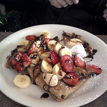 Rex's Golden Grill - Nutella crepe with added strawberries. - Breakfast & Brunch Near Me - Dearborn, Michigan