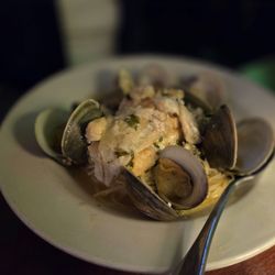 Mylana’s Italian Ristorante - Haddock Scampi and Clams - Broiled Fillet of Haddock, Rhode Island Clams, Fresh Garlic