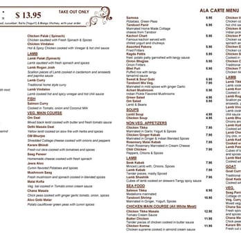 Om - Inside Our Menu - Indian Near Me - New York, New York Om - Inside Our Menu - Indian Near Me - New York, New York