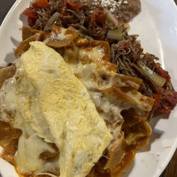 Las Cazuelas - Machaca chilaquiles breakfast is a must order
