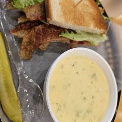 5th Avenue Deli - BLT & broccoli cheese soup