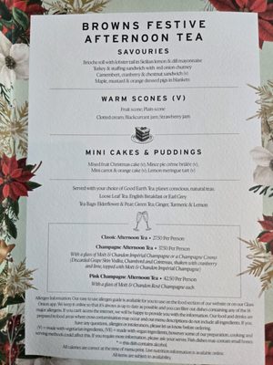 Menu photo 5 Browns Liverpool Liverpool, XMS