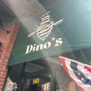 Dino's Cafe - Outdoor signage - Italian Near Me - Boston, Massachusetts Dino's Cafe - Outdoor signage - Italian Near Me - Boston, Massachusetts