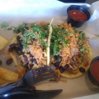Que Onda Tacobar - Two carnitas tacos - Tacos Near Me - Pinole, California Que Onda Tacobar - Two carnitas tacos - Tacos Near Me - Pinole, California
