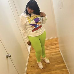 Swankaposh super swank jeans neon green Swankaposh super swank jeans neon green
