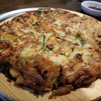 BORI - Spring Branch - Seafood Pancake 4.75/5! - Korean Near Me - Houston, Texas