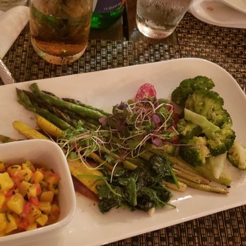The Edge in Jackson - No vegan option so I went with all the vegetables they offer on one platter...Wilted Spinich is Phonemonal - New American Near Me - Jackson, New Jersey The Edge in Jackson - No vegan option so I went with all the vegetables they offer on one platter...Wilted Spinich is Phonemonal - New American Near Me - Jackson, New Jersey