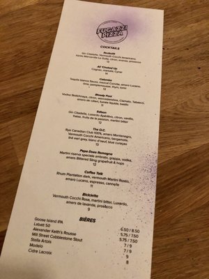 Menu photo 7 Fugazzi Pizza Montreal, QC Menu photo 7 Fugazzi Pizza Montreal, QC