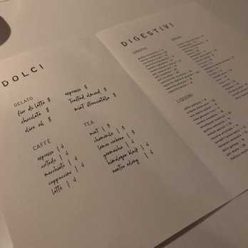 Misi - Dessert menu - Italian Near Me - Brooklyn, New York Misi - Dessert menu - Italian Near Me - Brooklyn, New York