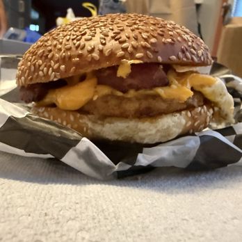 BREW Five Points - Sausage, egg, cheese and hash brown on a their sesame bagel. - Coffee & Tea Near Me - Jacksonville, Florida BREW Five Points - Sausage, egg, cheese and hash brown on a their sesame bagel. - Coffee & Tea Near Me - Jacksonville, Florida