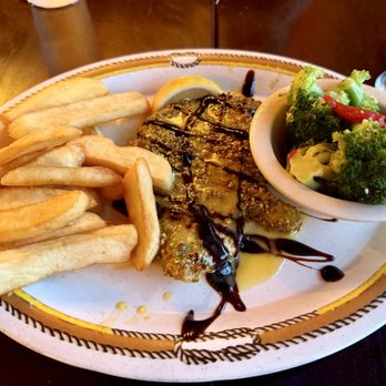 The Fish Grill - Encrusted Swordfish - Seafood Near Me - Dania Beach, Florida