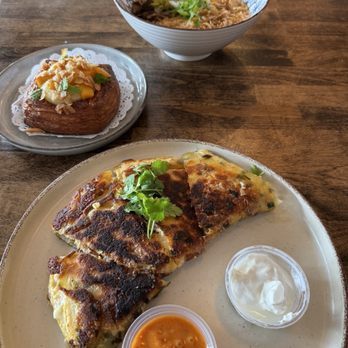 Bird Bird Bakery & Cafe - Kimchi pancake quesadilla, congee and mango sticky rice pastry - Bakeries Near Me - Chicago, Illinois Bird Bird Bakery & Cafe - Kimchi pancake quesadilla, congee and mango sticky rice pastry - Bakeries Near Me - Chicago, Illinois