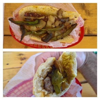 Grampy's - Sweet Italian Sausage "Overstuffed Grinder" - Burgers Near Me - Colebrook, New Hampshire
