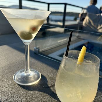 Rooftop Lounge - A Dirty Martini and a French 75 - New American Near Me - Anacortes, Washington Rooftop Lounge - A Dirty Martini and a French 75 - New American Near Me - Anacortes, Washington
